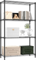 M MZG 1000 lbs 4 Tier Shelf Metal Storage Shelves Shelving Wire Rack Heavy Duty by MEIGAOPLASTICANDMETALHKCOLIMITED
