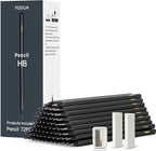 VUSIGN #2 Pencils Bulk, 72 Pack Pre-Sharpened HB Pencils, by VUSIGN