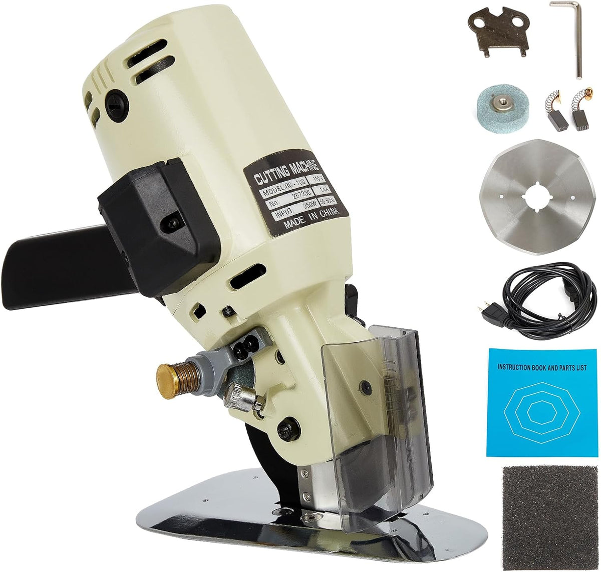 BEAMNOVA Electric Rotary Cutter for Fabric, Cloth Cutting Machine