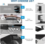 AX WABER Keyboard Tray Under Desk Pull Out - Image 3