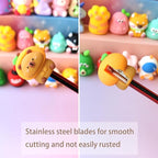 24 pcs Cute Pencil Sharpener for Kids Fun Pencil Sharpener Bulk Kawaii Manual - Image 3