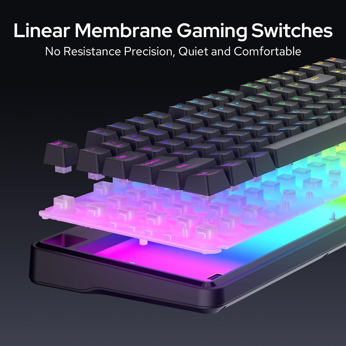 Redragon Wireless K526 PRO Membrane Keyboard & M693 PRO Gaming Mouse Combo