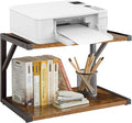 IBUYKE 2-Tier Desktop Printer Stand Holder, Book Shelf Printer Shelf by IBUYKE