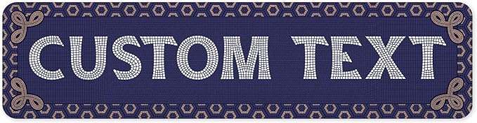 Custom Sign, Custom Street Sign, 11 Font Colors, 13 Font Styles, 4 Hole Options by MySignCenter