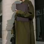 Geslun Genuine Leather Portfolio, Legal Size 8.5 x 14 Pad Holder, Business - Image 9