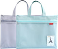 Pendancy Mesh Zipper Pouch 11x13.7 in, A4 Size Foldable Document Storage by Pendancy