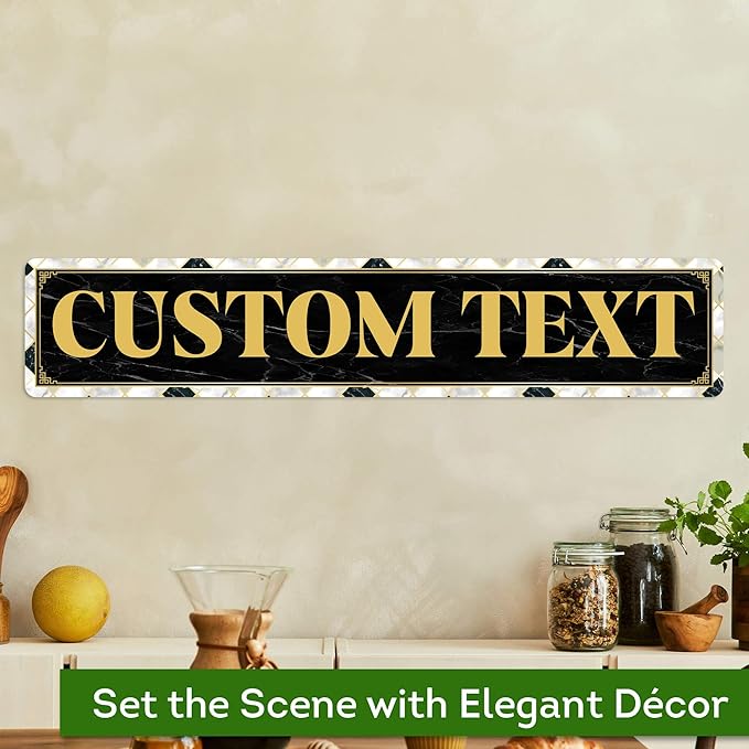 Custom Sign, Custom Street Sign, 11 Font Colors, 13 Font Styles, 4 Hole Options - Image 4
