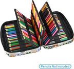 YOUSHARES Colored Pencil Case 220 Slots Pen Case Organizer - Image 3