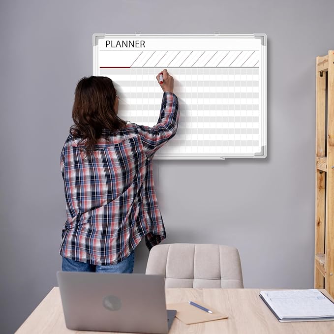 Lincia Aluminum Frame Dry Erase Board - Image 4