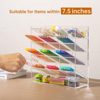 beygorm acrylic vertical marker organizer for 150 markers, close-up detail