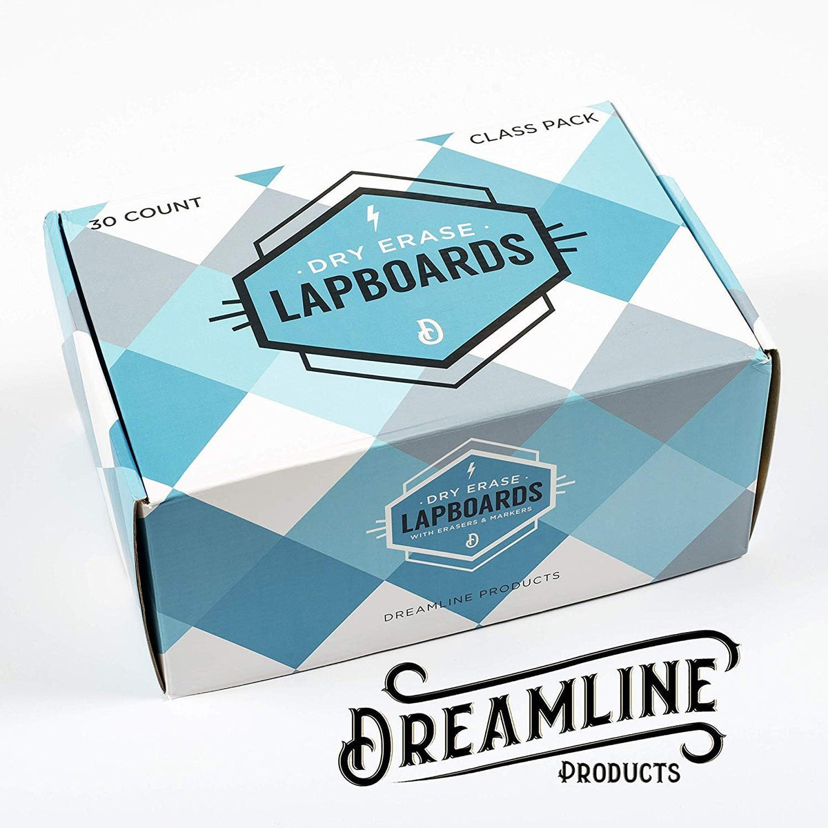 Dry Erase Boards [30pc Double Sided] Lapboards with ClearWipe Coating! Small ...