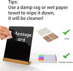 2 Pack 8.6x11.7 in Chalkboard Signs Small Chalk Board Signs - Image 4