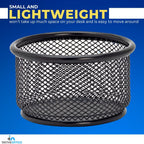 1InTheOffice Mesh Paper Clip Holder For desk, Paperclip Holder (2 Pack)