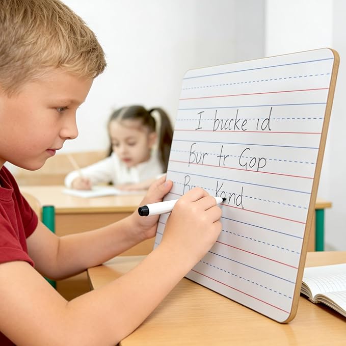 32 Pack Small White Boards, Double Sided Personal Dry Erase Boards - Image 7