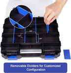 AIDY-PRO Hardware Organizer Box 34 Compartments Small Parts Organizer - Image 5