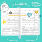 Undated Luxurious Weekly & Monthly Planner to Increase Productivity Hit Your - Image 3