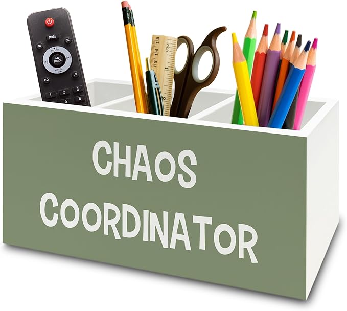 XPH Chaos Coordinator Green Pen Pencil Holder Organizer by XPH