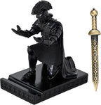 CYXStar Roman Praetorian Prefect Warrior Knight Pen Holder Desk Ornament Resin - Image 2