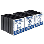 Samsill 1 Inch 3 Ring Binders, Made in USA, Economy Round Ring, 200 Sheet by Samsill