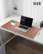Leather Desk Pad Protector, Desk Mat, Large Mouse Pad, Non-Slip Desk Pad - Image 5