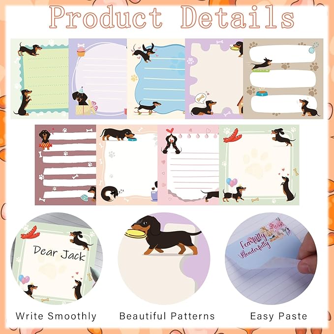 Lovarywow Dachshund Sticky Notes Gifts - Image 3