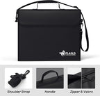 FLASLD Fireproof Document Bags, Holder Home Office Portable Filing Storage - Image 5