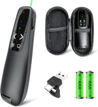 Clicker PowerPoint Presentation Wireless Presenter Remote, USB C A Project