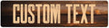 Custom Sign, Custom Street Sign, 11 Font Colors, 13 Font Styles, 4 Hole Options by MySignCenter