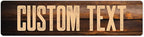 Custom Sign, Custom Street Sign, 11 Font Colors, 13 Font Styles, 4 Hole Options by MySignCenter