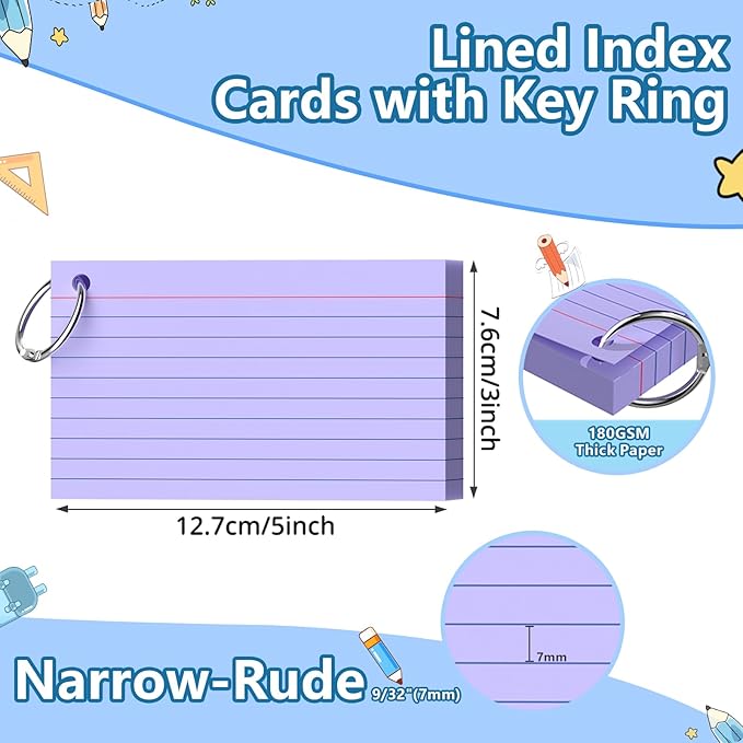 Ciphyfee Index Cards 3x5 Inch - Image 2
