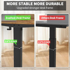 ExaDesk 48 x 30 Inch Electric Standing Desk - Image 5