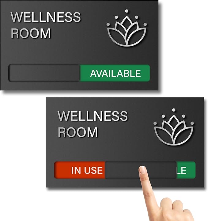 Wellness Room Sign by EliteSign