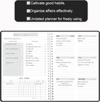 Undated Weekly Planner, Weekly Goals Notebook, A5 To Do List Planner, Habit - Image 3