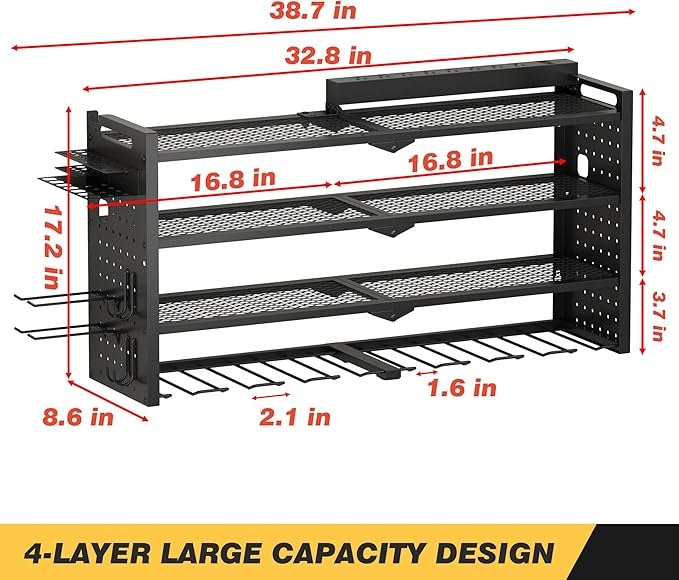 VDEVY Power Tool Organizer Wall Mount - Image 2