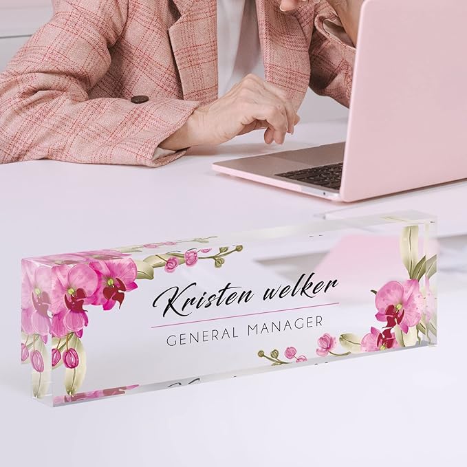 Desk Name Plate Personalized, Custom Name Plates - Image 3