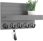 Lwenki Key Holder for Wall, Decorative Key and Mail Holder by Lwenki