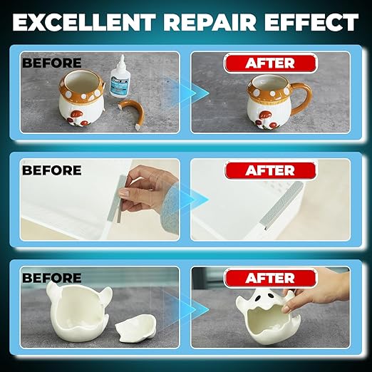 Thin Super Glue 113.6 Gram, All Purpose Clear Liquid CA Glue Repair Wood - Image 2