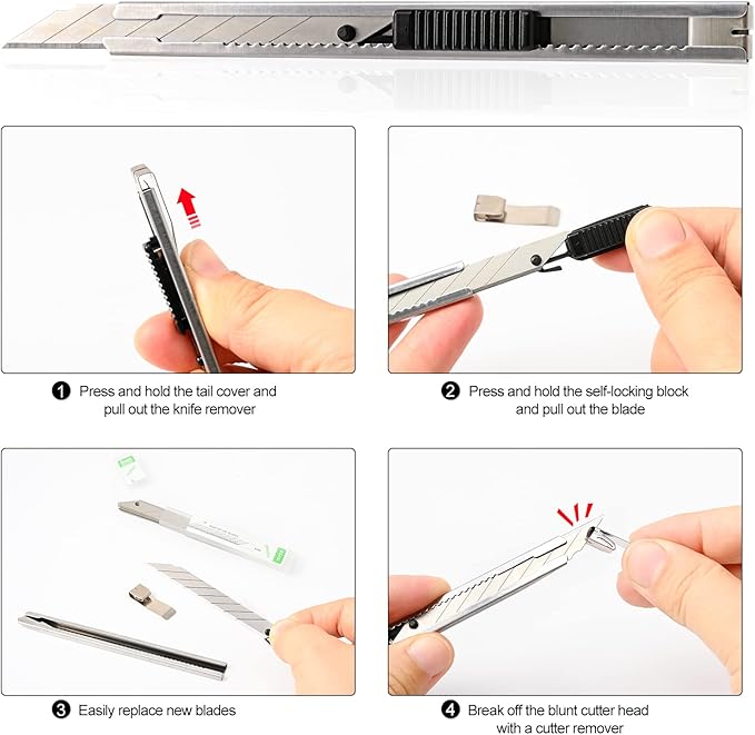 FOSHIO Utility knife Retractable - Image 6