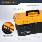 POWERTEC 16-Inch Tool Box with Trays - Image 3