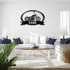 Custom Motorcycle Metal Sign Personalized Biker Name Signs Custom Garage - Image 9