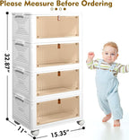 CTSNSLH 4 Tier Plastic Storage Bins and Boxes Organizer - Image 5
