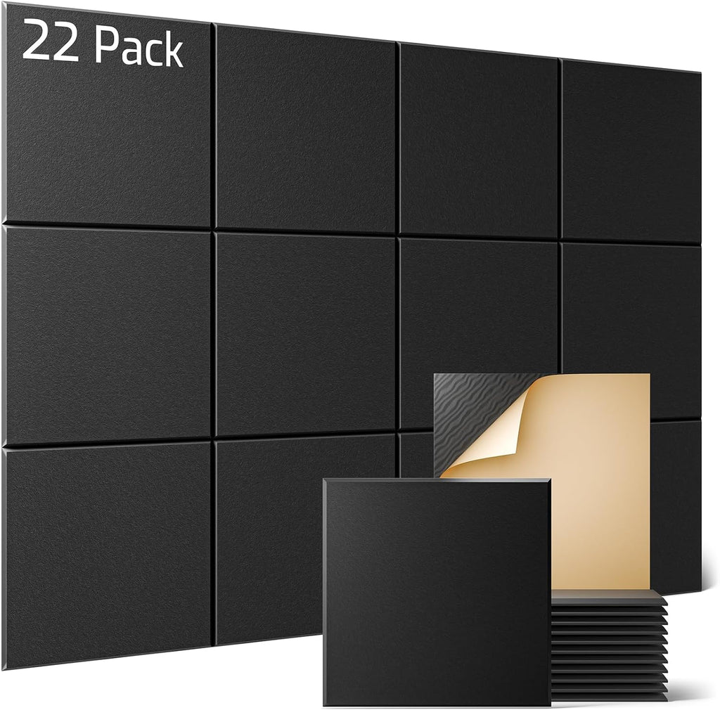 Sonicism 22 Pack Acoustic Wall Panels