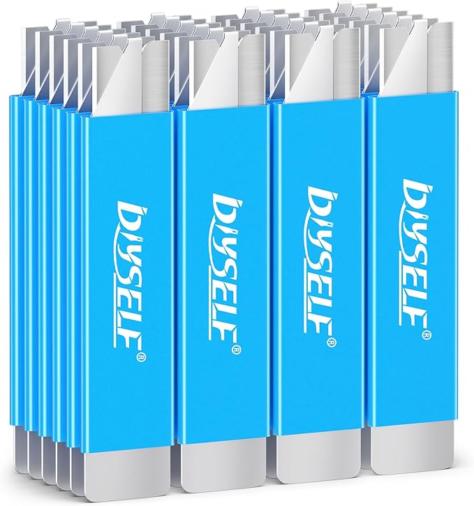 DIYSELF Box Cutters, 24 Pack Box Cutter Retractable, Box Cutter Knife by DIYSELF