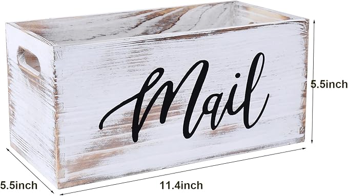 CFYACFY Mail Organizer Countertop Mail and Key Holder - Image 6