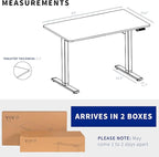 VIVO Electric 43 x 24 in Standing Desk, Memory Height Adjustment, 1B Series - Image 3