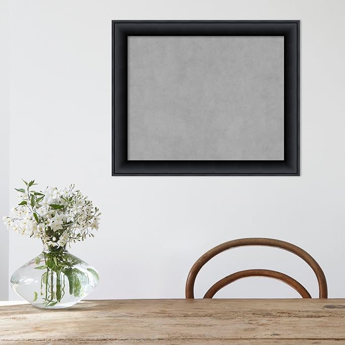Amanti Art Black Framed Magnetic Board 19x23 Small Vision Board - Image 5