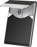 Business Card Holder with Ultra Slim Design, Business Card Case with Premium PU by DMFLY