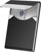 Business Card Holder with Ultra Slim Design, Business Card Case with Premium PU by DMFLY