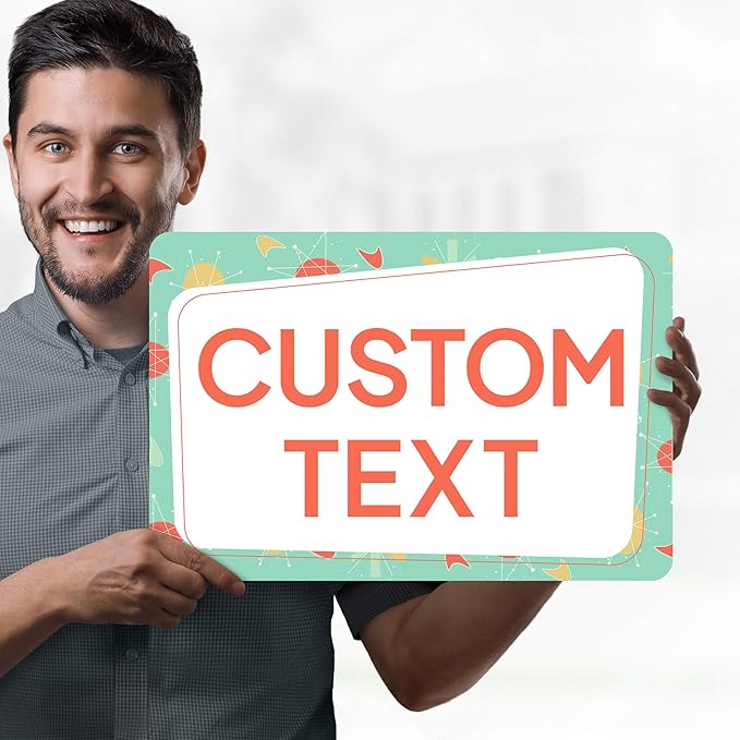 Custom Sign, Custom Street Sign, 11 Font Colors, 13 Font Styles, 4 Hole Options - Image 2