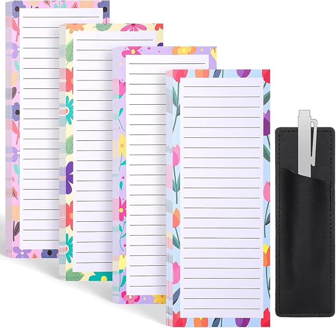 Thboxes 4 Pack Magnetic Note Pad by Thboxes